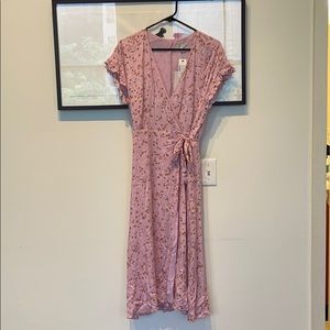 Joie pink floral summer dress